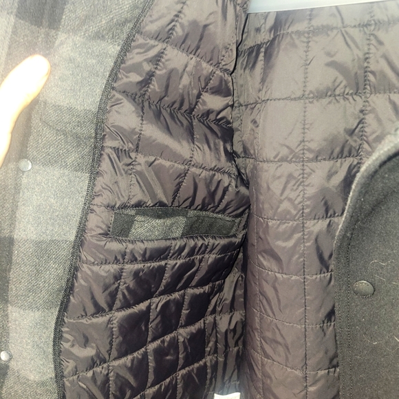 US MEDIUM mens guess winter coat BLACK - Picture 5 of 6